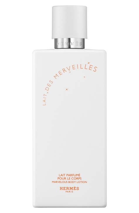 hermes lait des merveilles body lotion